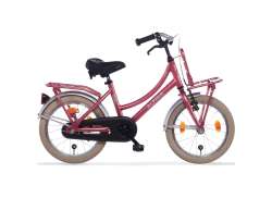 Alpina Cargo Bicicleta Para Rapariga 16&quot; Cubo Do Trav&atilde;o - Matt Berry Vermelho