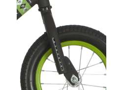 Alpina Forquilha 10 Polegada Bicicleta De Equil&iacute;brio - Matt Preto