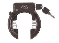 Axa Solid Plus Bloqueio De Quadro + Bateria Bloquear Shimano - Preto