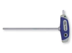 Berner Topline Hex T-Chave 3mm 100mm - Azul/Prata
