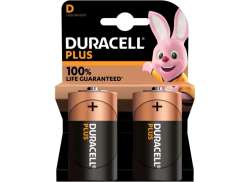 Duracell Plus D LR20 Baterias 1.5S - Preto (2)
