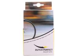 Dutch Perfeito Tubo Interior 27 x 1 1/4 - 28 x 1 5/8&quot; Vp 40 - Preto