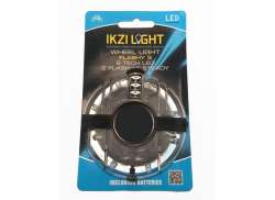 IKZI Plataforma Farol 8 LED - Branco/Transparente