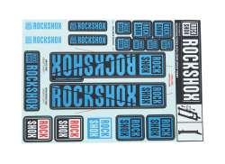 Rockshox Autocolante Conjunto Para. &Oslash;35mm Forquilha - Azul