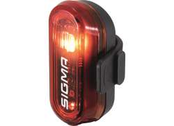 Sigma Curve Farol Traseiro LED Baterias - Vermelho