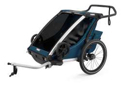 Thule Chariot Cross Reboque De Bicicleta 2-Crian&ccedil;as - Majolica Azul