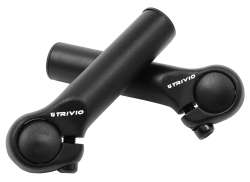 Trivio Barra Ends Basic 95mm - Preto