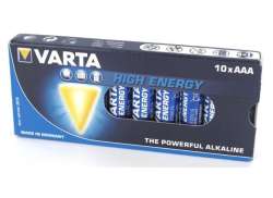 Varta Baterias LR03 AA-C&eacute;lula Elevado Energy 10 Pe&ccedil;as