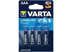 Varta R03 AAA Baterias 1.5S Alcalino - Azul (4)