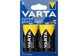 Varta R20 D Baterias 1.5S Superlife - Amarelo (2)