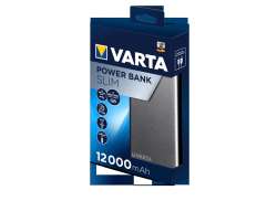 Varta Slim Power Banco Bateria 12000mAh - Preto