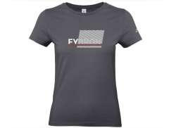 Victoria Fybron T-Shirt Ss (Manga Curta) Mulheres Escuro Cinzento - M